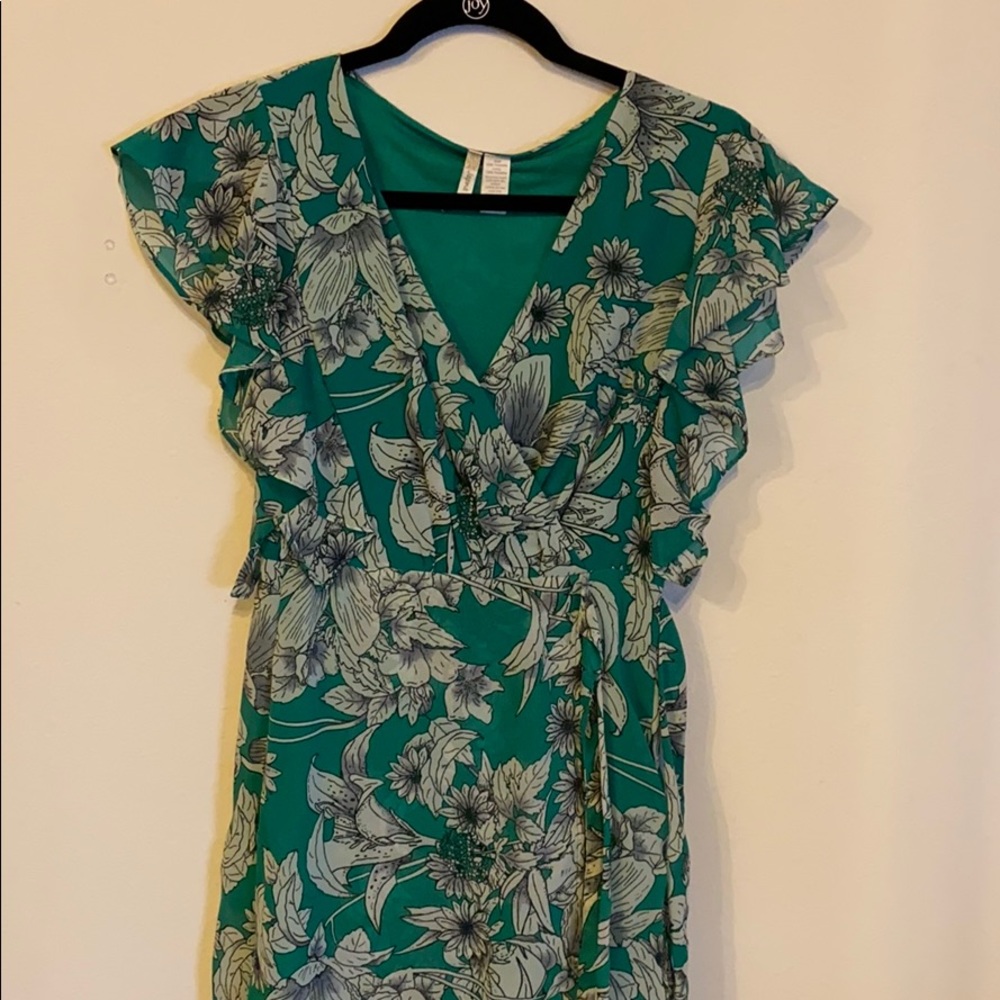 Floral chiffon dress